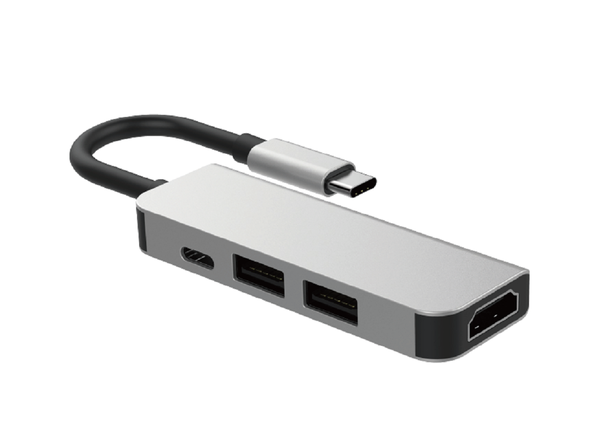 371 USB-C HUB To HDMI+USB+PD